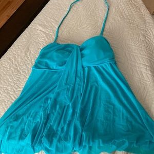 NWT brand new never worn Venus brand aqua tankini top and matching bottom